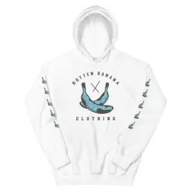 Rotten Banana Clothing Unisex Hoodie Aqua Blue