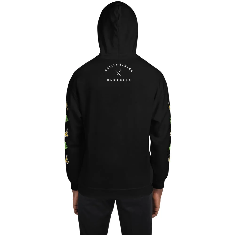 Rotten Banana Clothing Unisex Hoodie Black