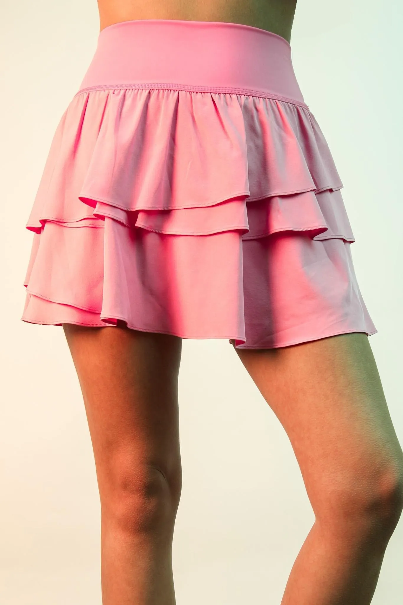 Ruffled Tiered Layers Active Skort