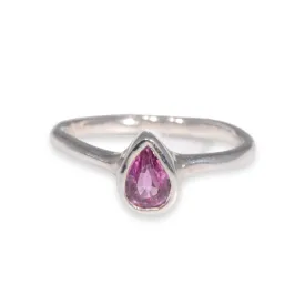 Sapphire Droplet Ring No.18