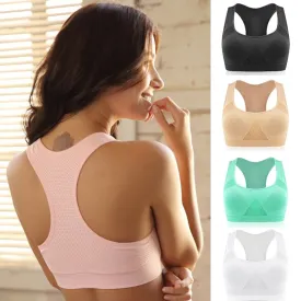 Seamless Bra 5 Color/ 3 size Professional Absorb Sweat Top Aerobics Vest Tanks