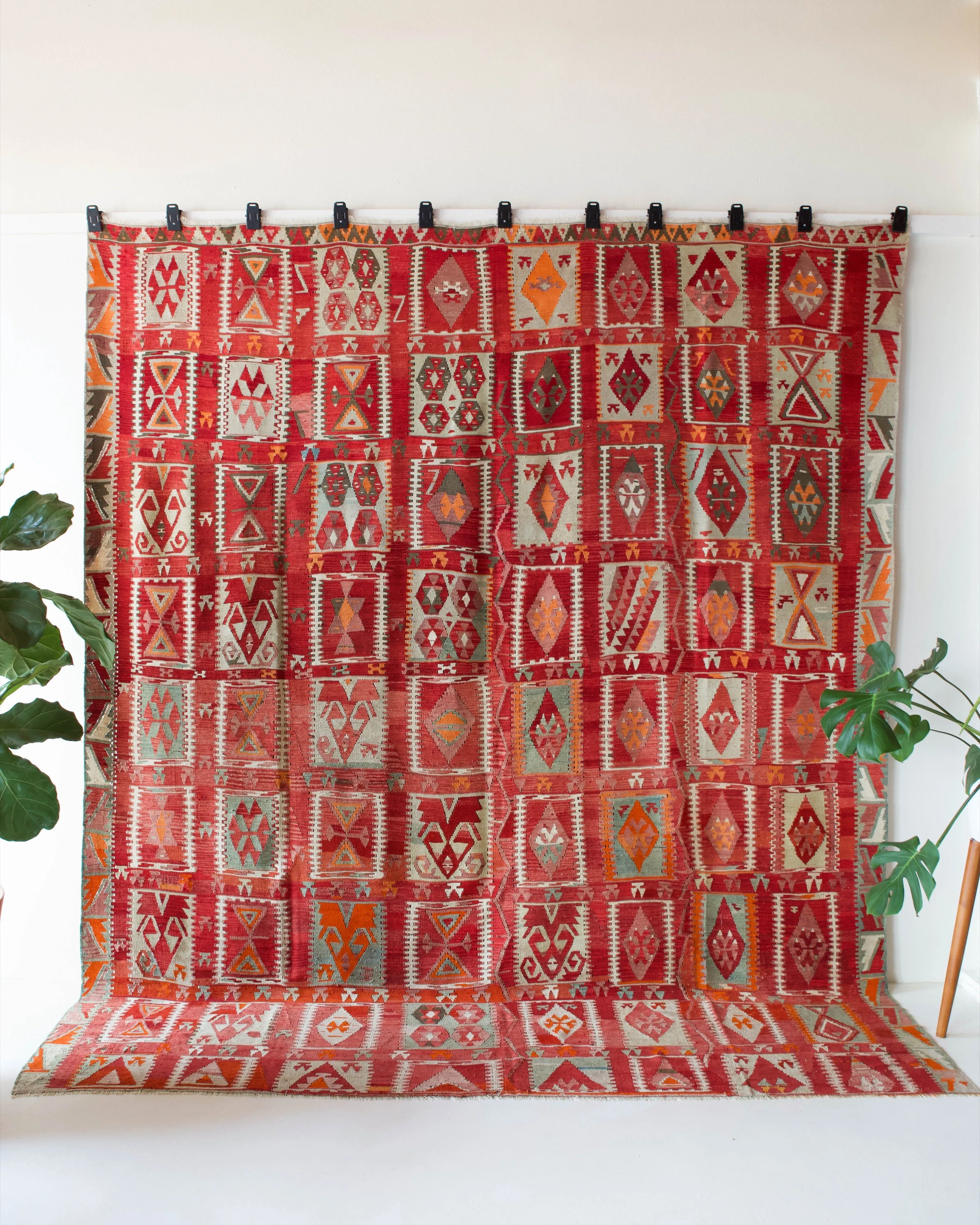 Semi-Antique Sivas Sarkisla Kilim Rug 9'4"x11'2"