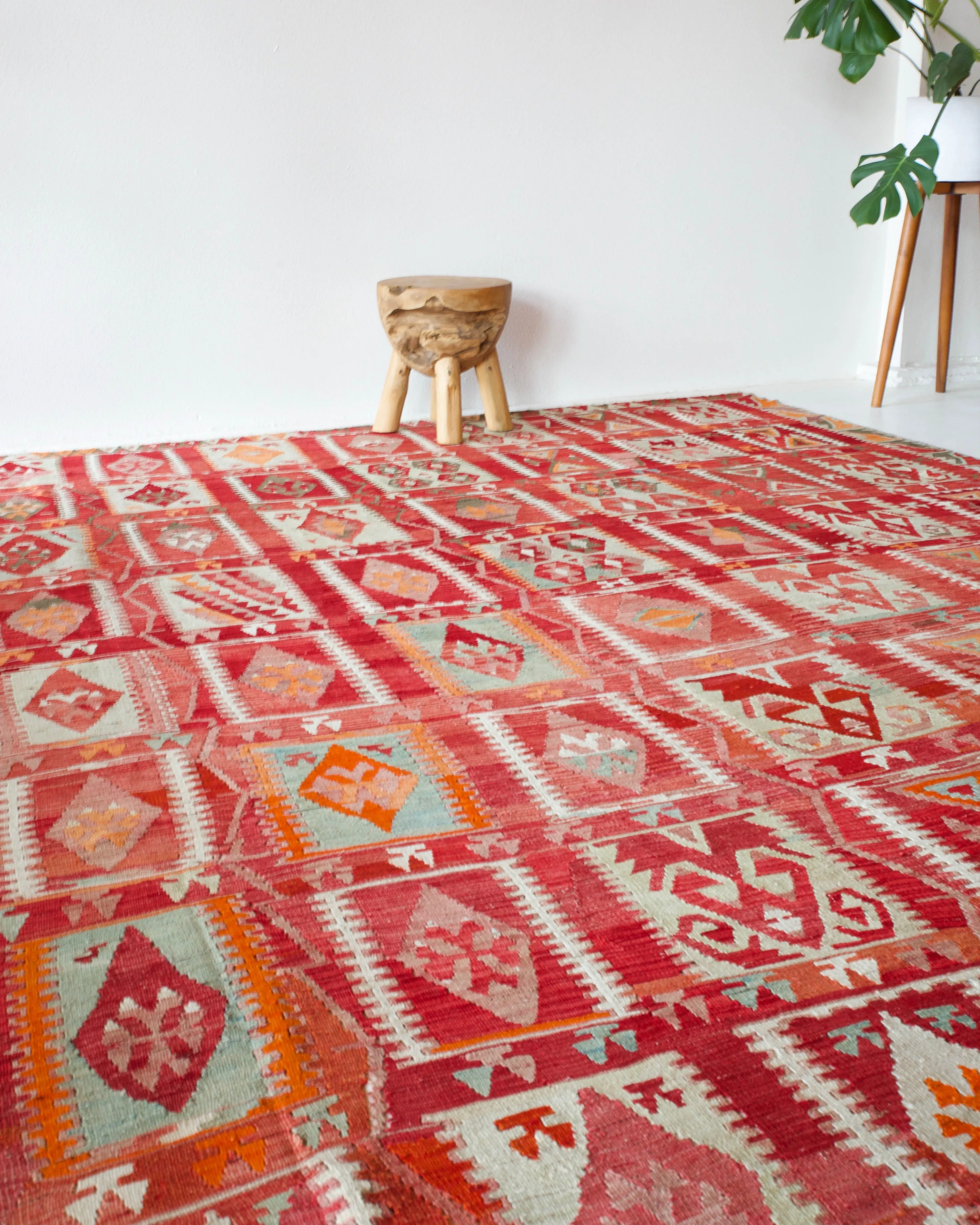 Semi-Antique Sivas Sarkisla Kilim Rug 9'4"x11'2"