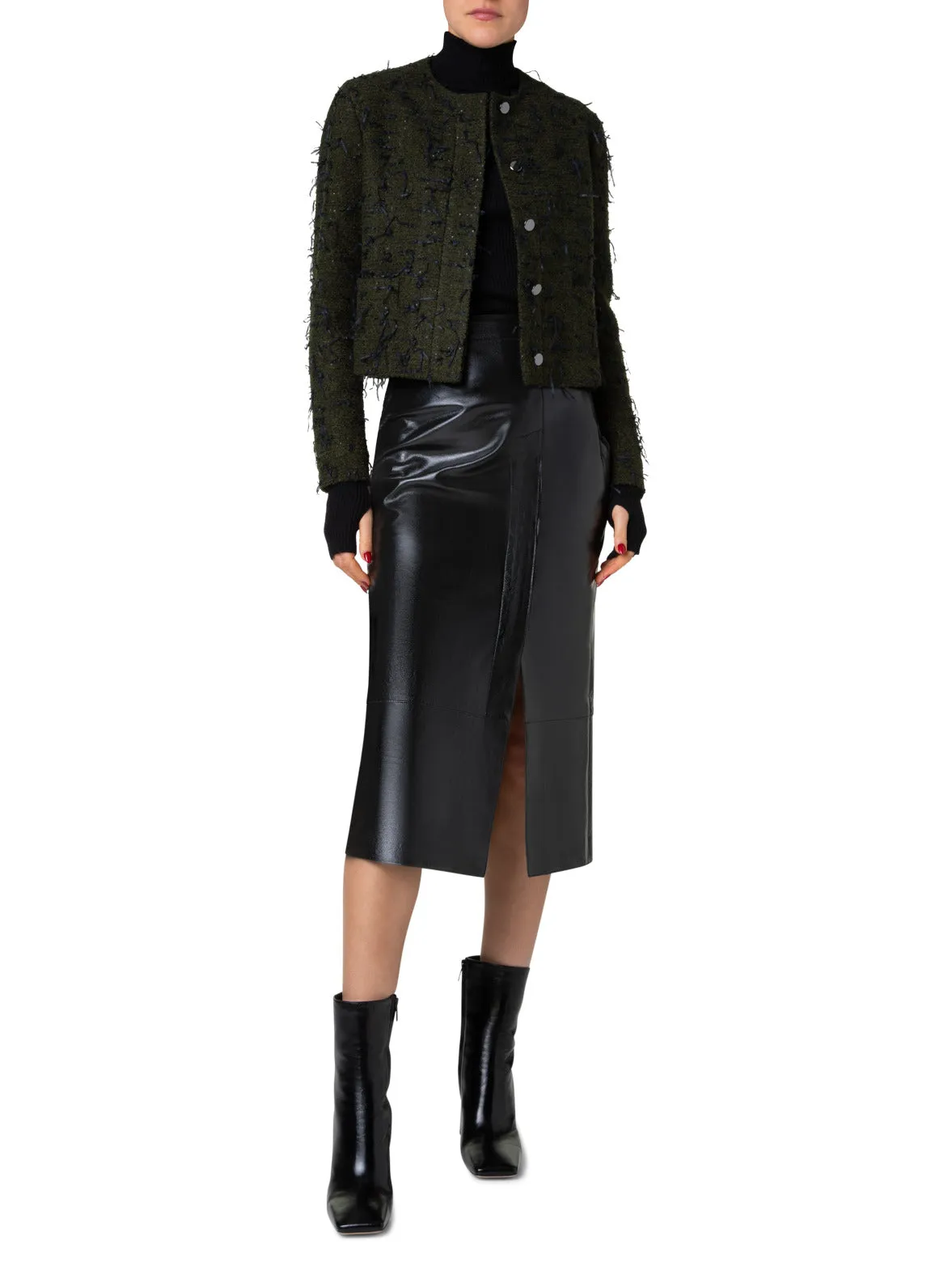 Sequined Boucl Short Jacket