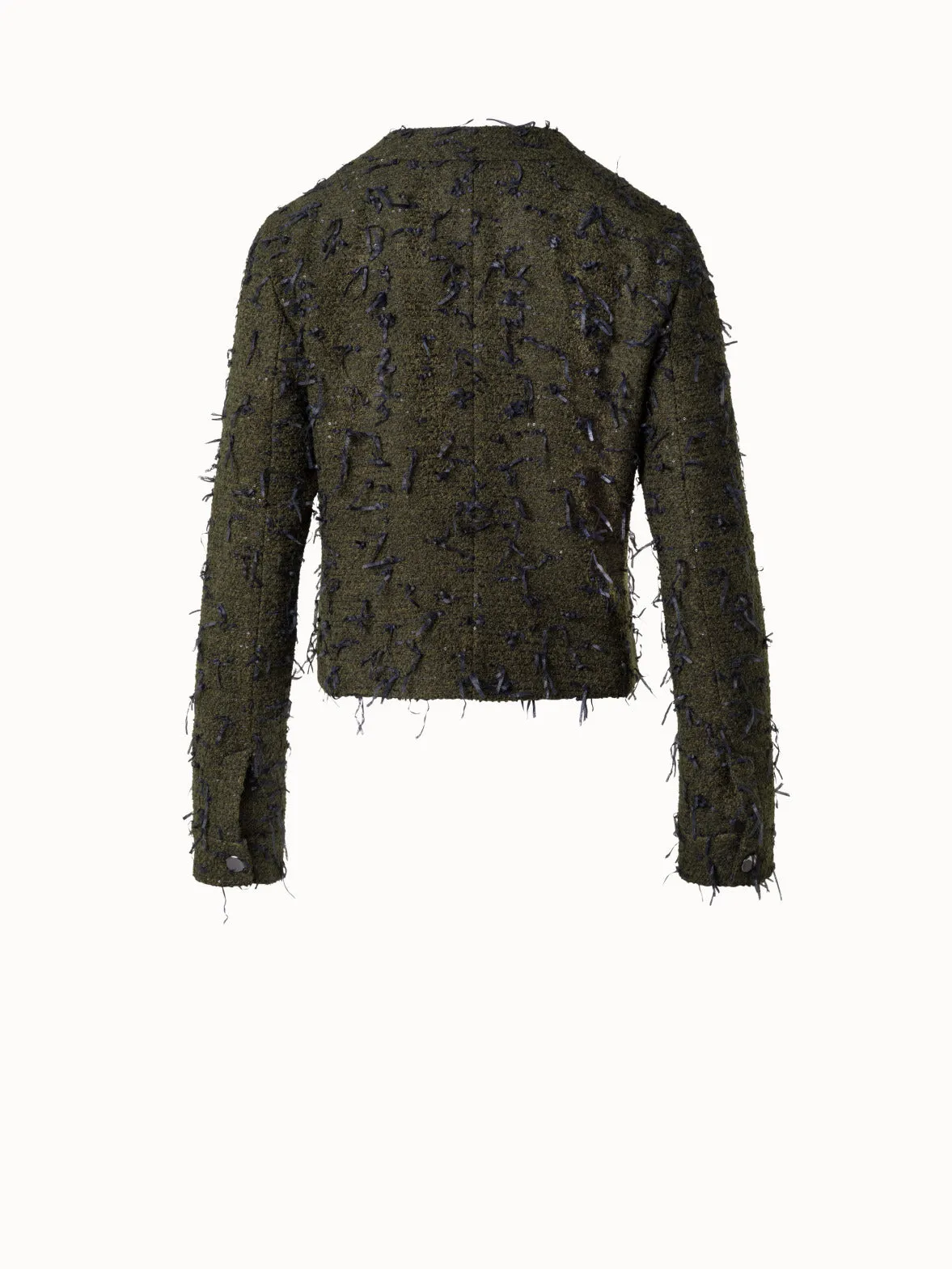 Sequined Boucl Short Jacket