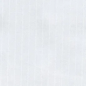 Solid White Tone on Tone Satin Stripe Classic Custom Shirt 100c 80/2*80/2 Sap047a