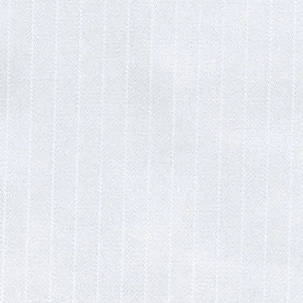 Solid White Tone on Tone Satin Stripe Classic Custom Shirt 100c 80/2*80/2 Sap047a