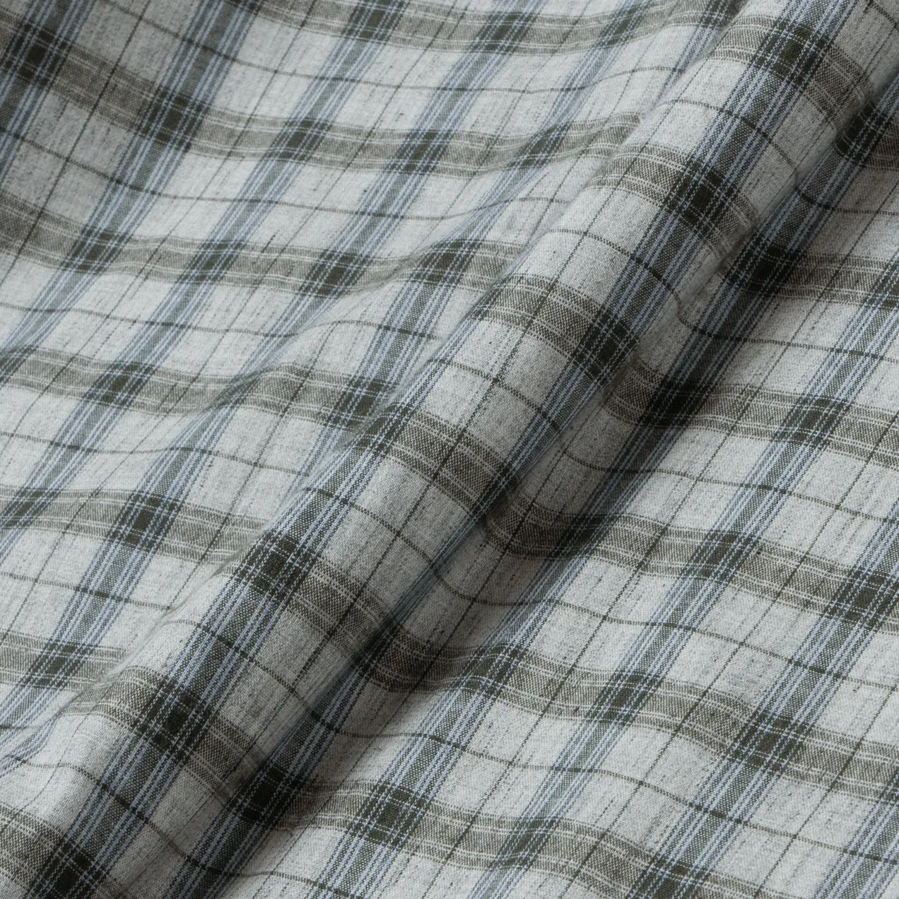 Sunny Vacation Long Sleeve Plaid Shirt - Grey