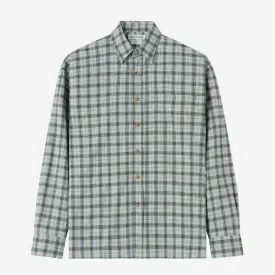 Sunny Vacation Long Sleeve Plaid Shirt - Grey