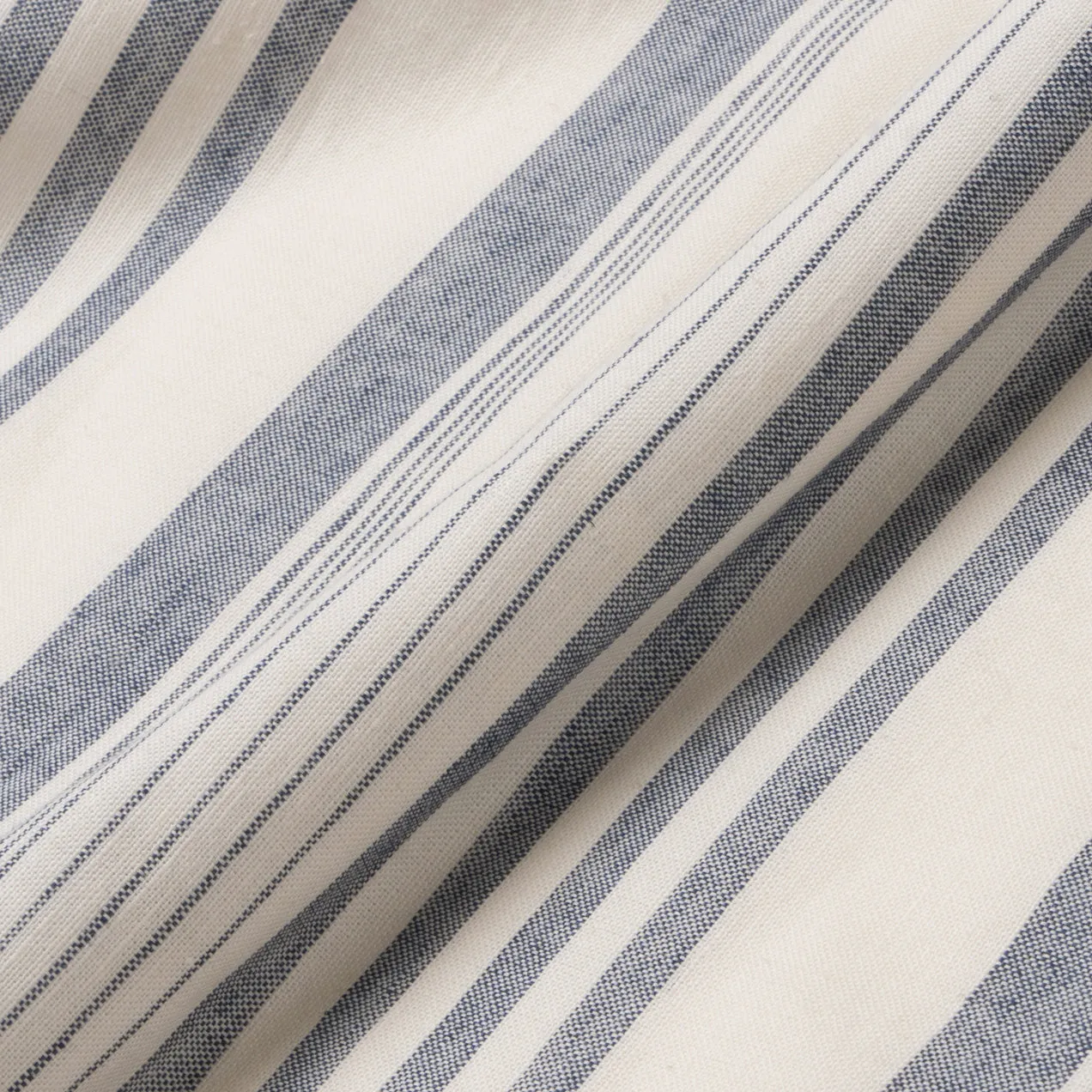 Sunny Vacation Short Sleeve Camp Collar Striped Shirt - Pale Blue