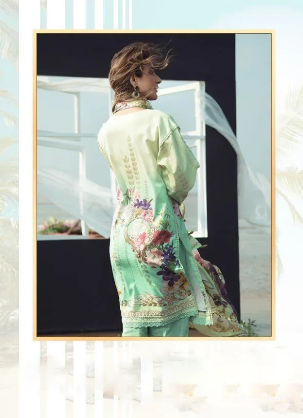 Unstitched Pure Cotton Karachi Salwar Suit Dress Material