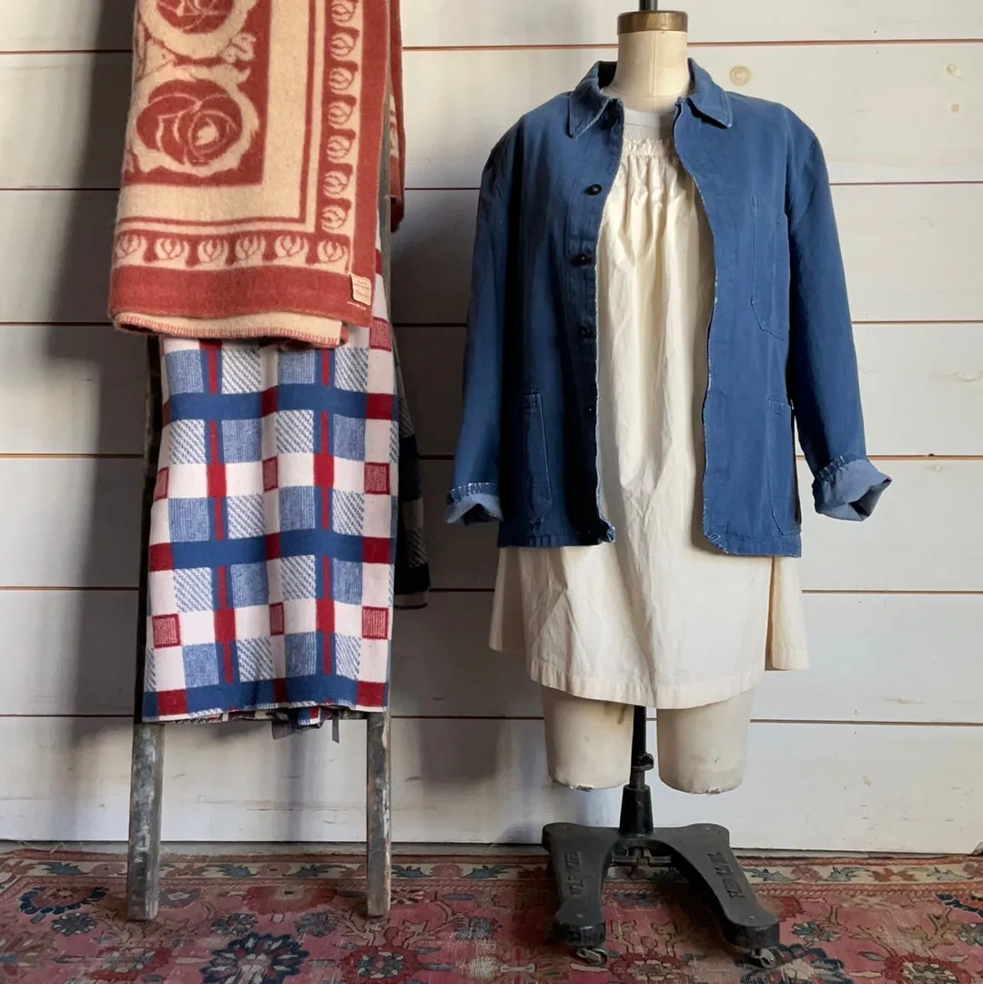 Vintage Indigo Chore Coat - Denim