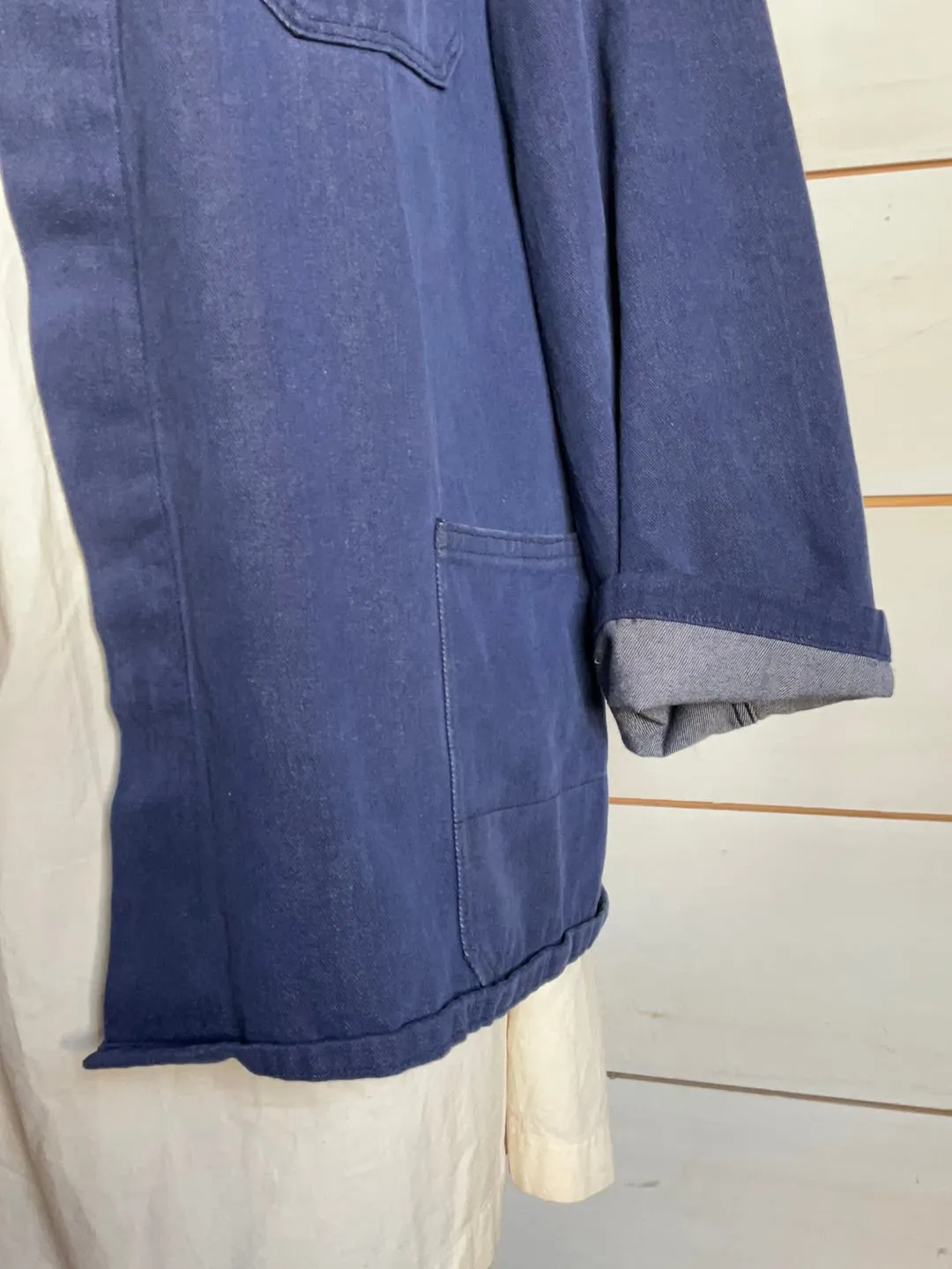 Vintage Indigo Chore Coat - Denim