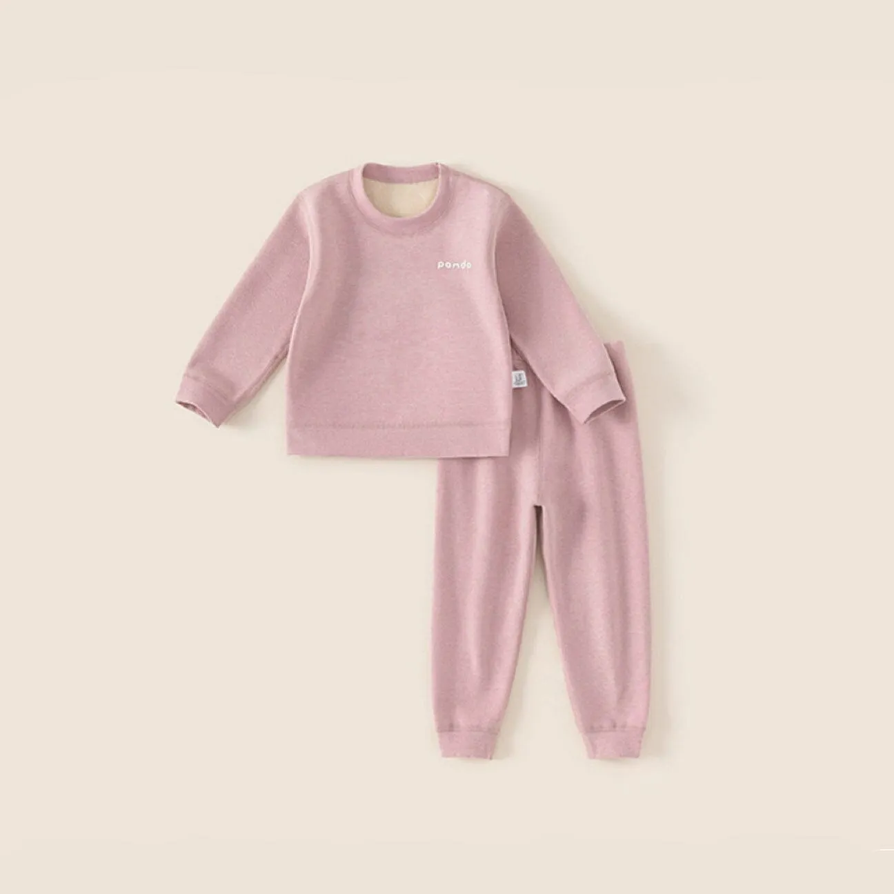 Warm Panda Winter Fleece Loungewear Set