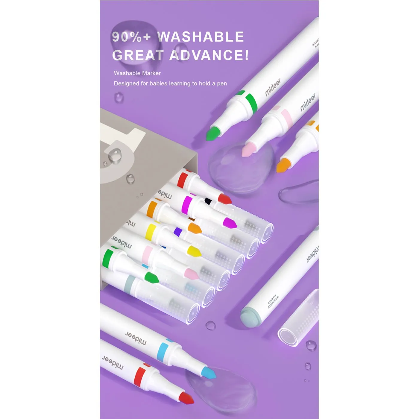 Washable Marker 12 Colors
