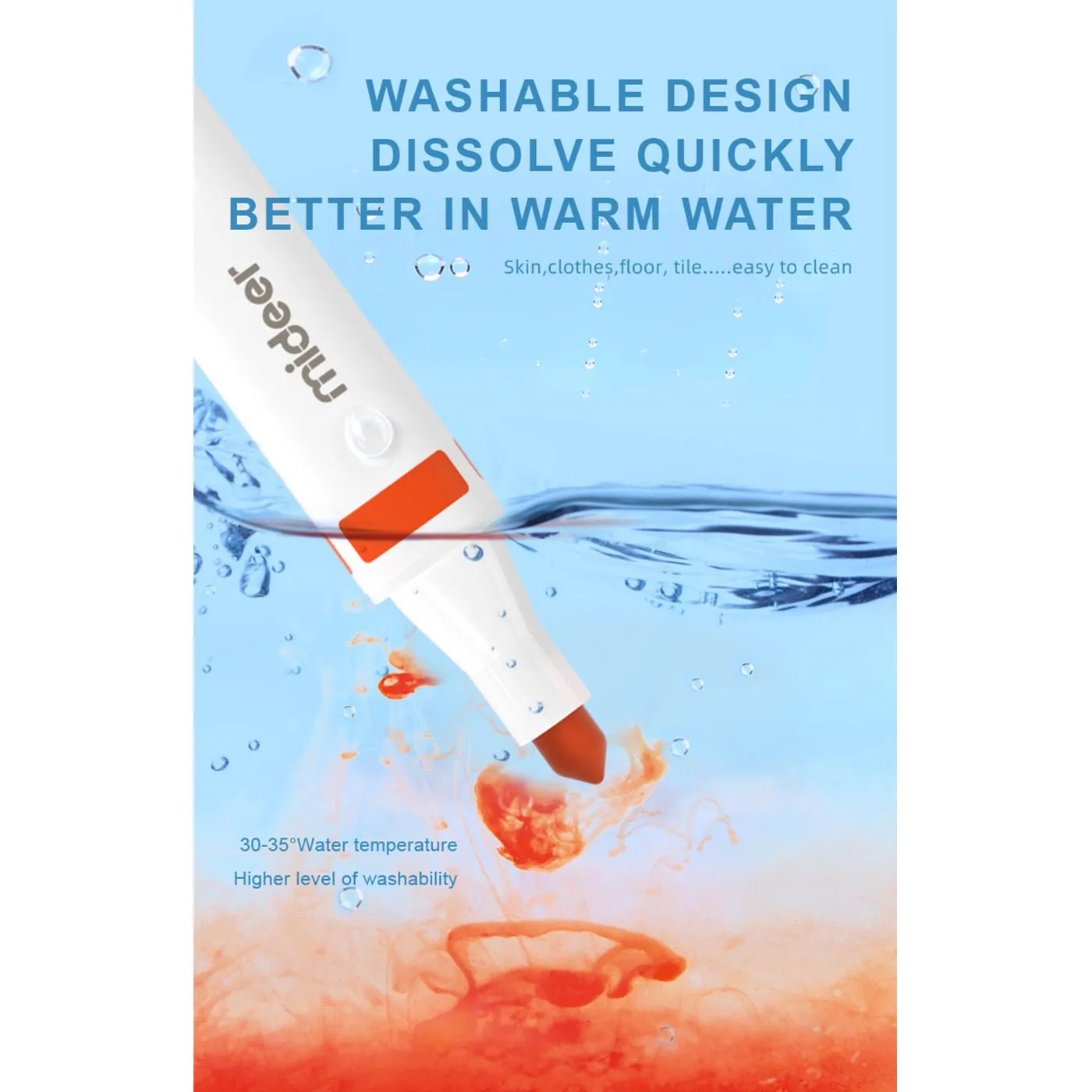 Washable Marker 12 Colors