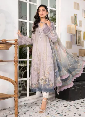 Women Unstitched Cotton Purple Pakistani Suit Dress material
