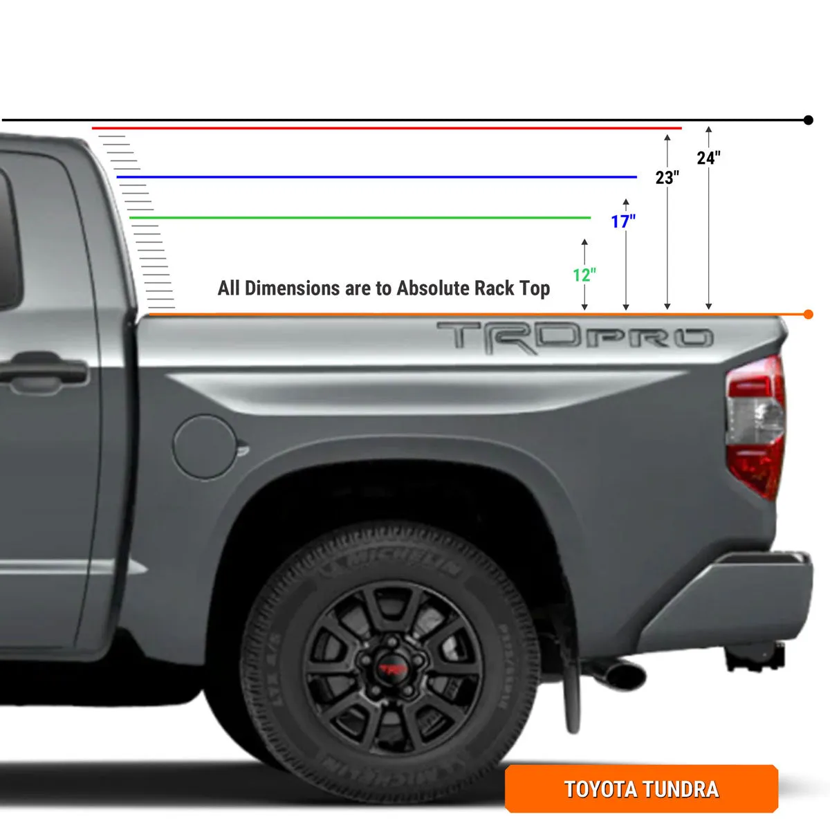 XTR1 Build-Your-Own Bed Rack - Toyota Tundra